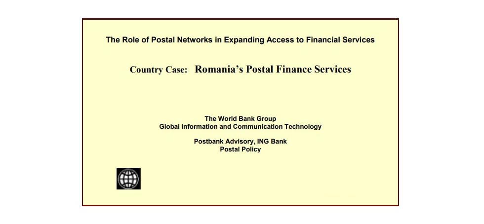 Country Case: Romania’s Postal Finance Services cover