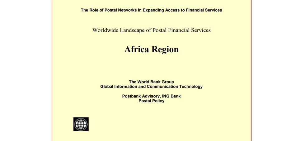 Worldwide Landscape of Postal Financial Services Africa Region cover