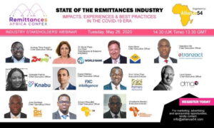 2020 May Webinar Remittances Africa speakers