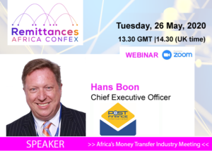 2020 May Webinar Remittances Africa Hans Boon